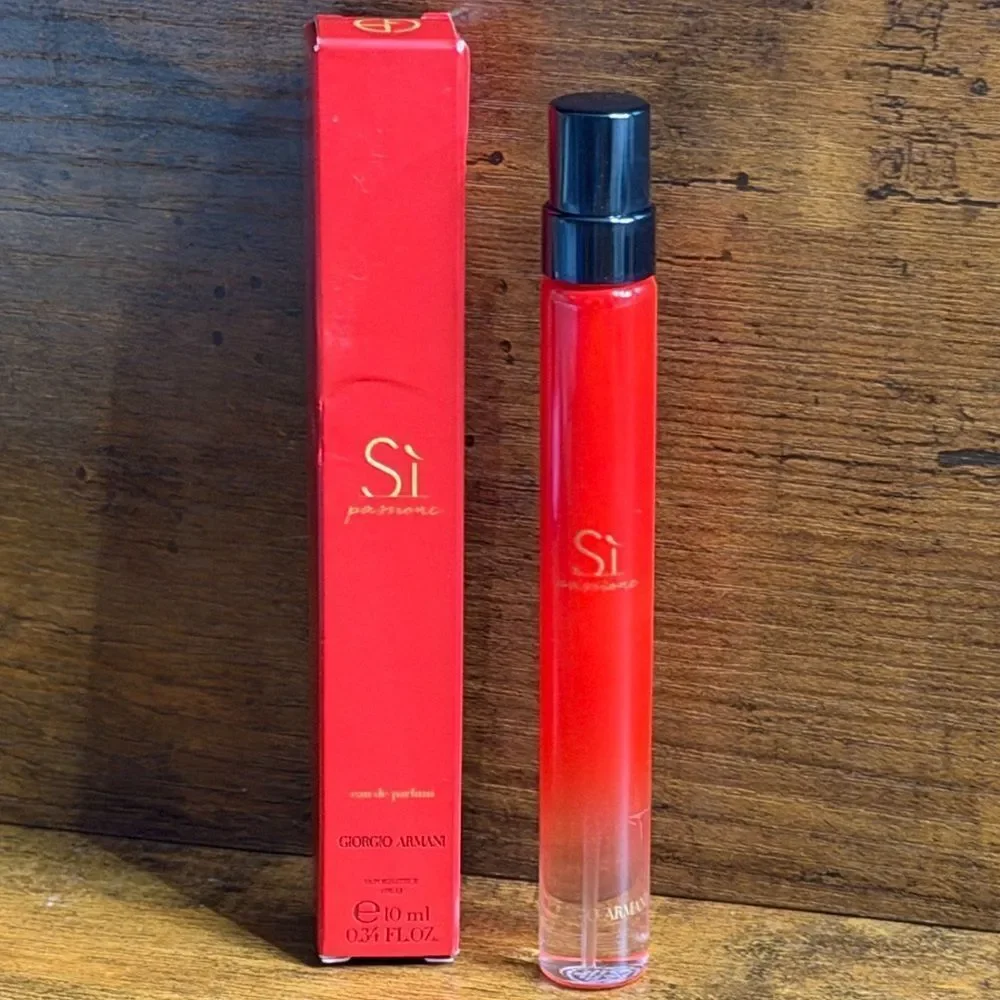 ❤️ Giorgio Armani Red Luxe Duo ❤️ Lip Maestro Satin 12 + Sì Passione 10mL | NEW